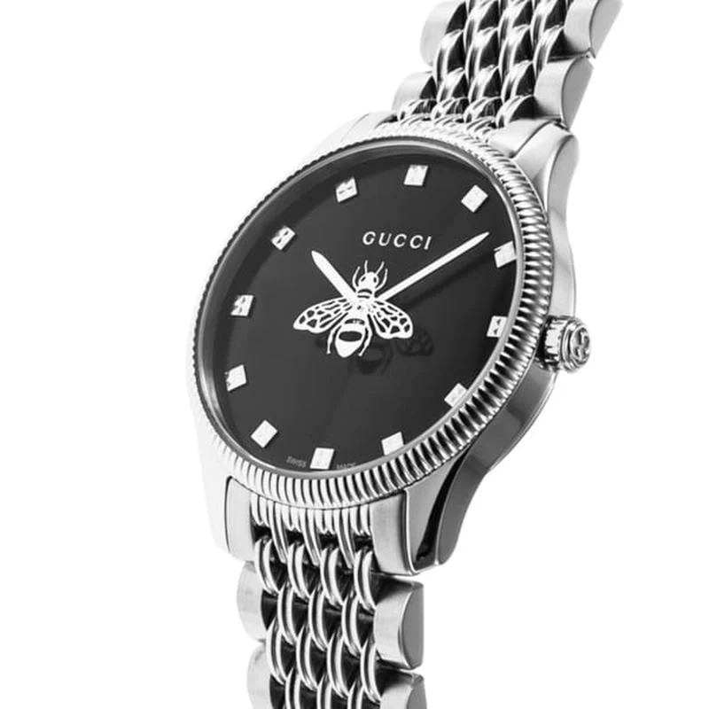 Gucci Women's Watch with Metal Band, Parallel Import, 2-Year Warranty YA1265020 - Image 2