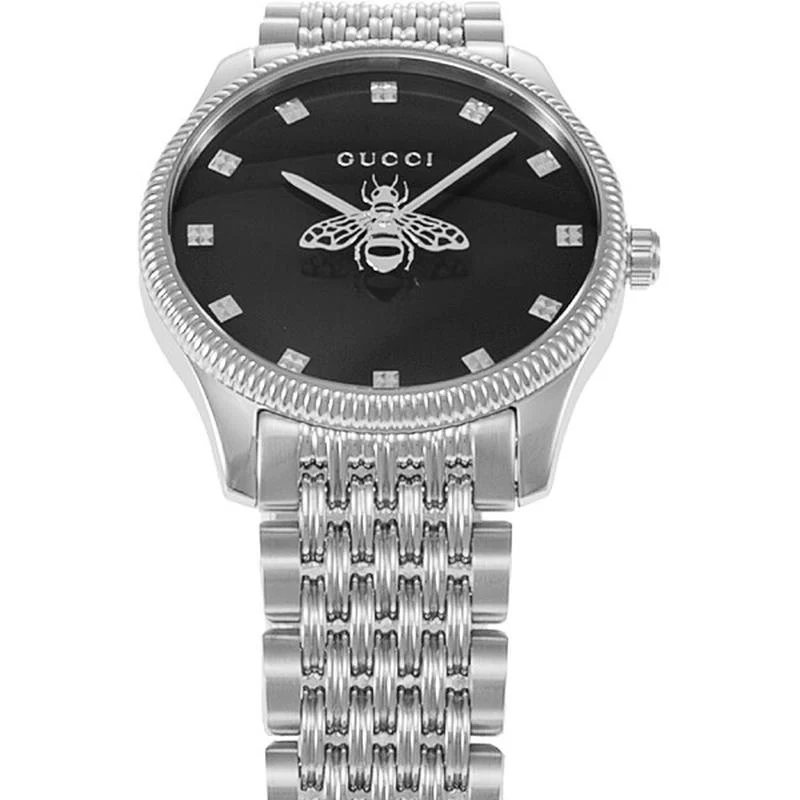 Gucci Women's Watch with Metal Band, Parallel Import, 2-Year Warranty YA1265020 - Image 3