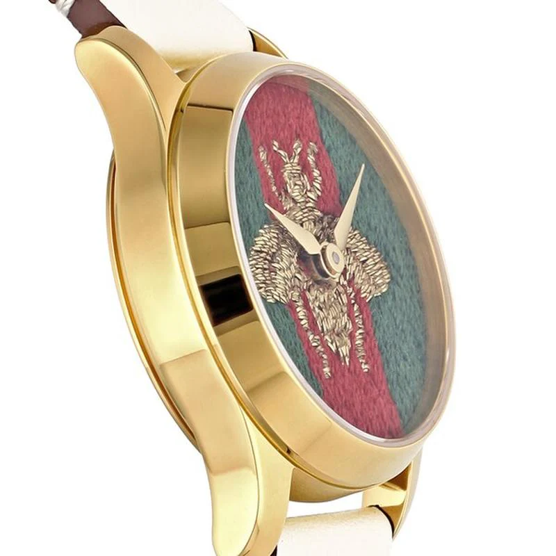 Gucci Women's Wristwatch with Leather Strap, Parallel Import with 2-Year Warranty YA1265009 - Image 3