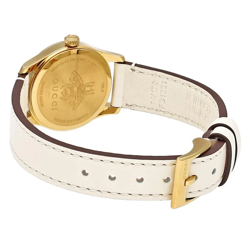 Gucci Women's Wristwatch with Leather Strap, Parallel Import with 2-Year Warranty YA1265009 - Image 4