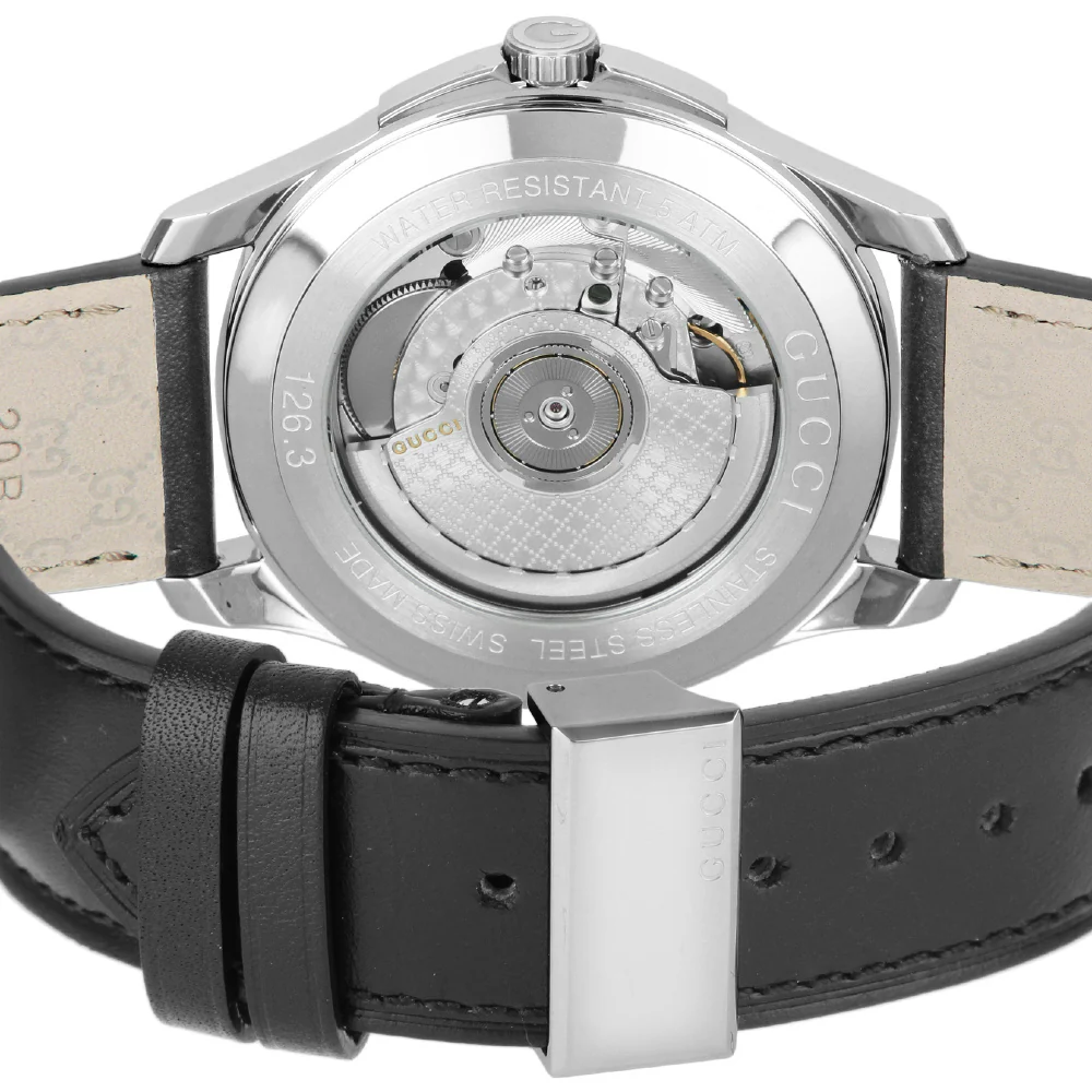 GUCCI YA126313 G-Timeless 2-Year Warranty Silver Stainless Steel Elegant Design Water Resistant - Image 2