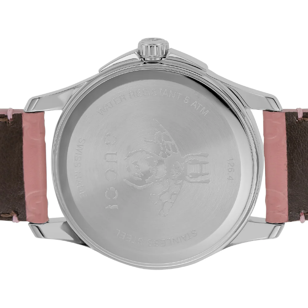 GUCCI YA1264030 G-Timeless Pink Dial Stainless Steel Case Water Resistant 2-Year Warranty - Image 3