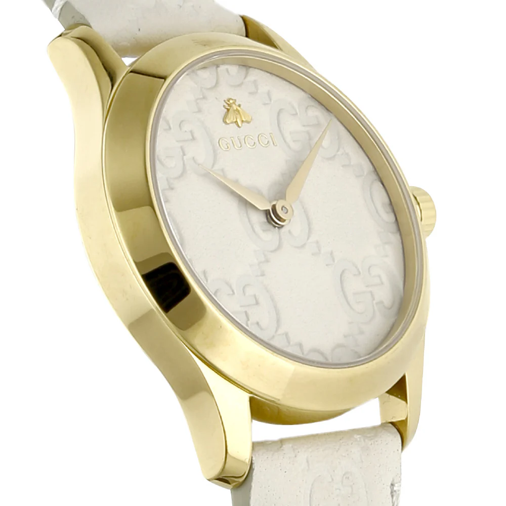 GUCCI YA1264033 G-Timeless Beige Luxury Watch Swiss Movement 2-Year Warranty Stylish Design - Image 2