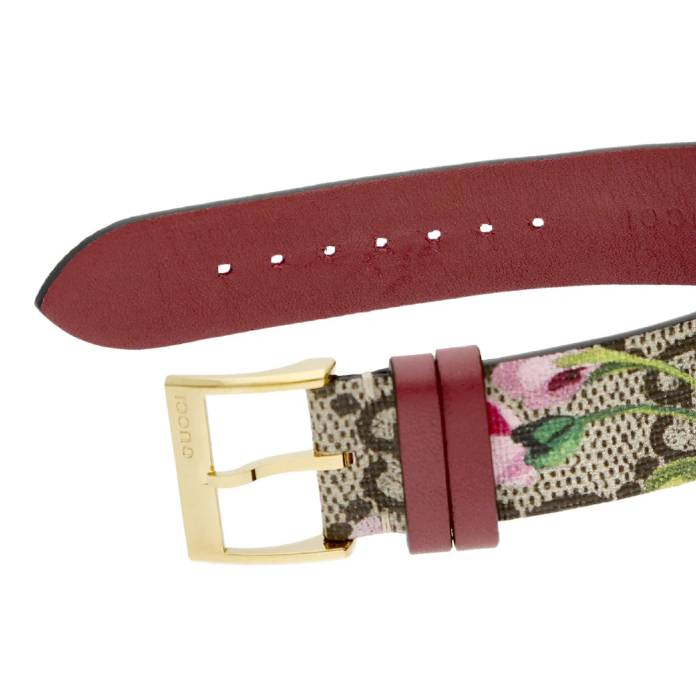 GUCCI YA1264038 G-Timeless Brown Leather Strap Swiss Movement 2-Year Warranty Luxury Watch - Image 5