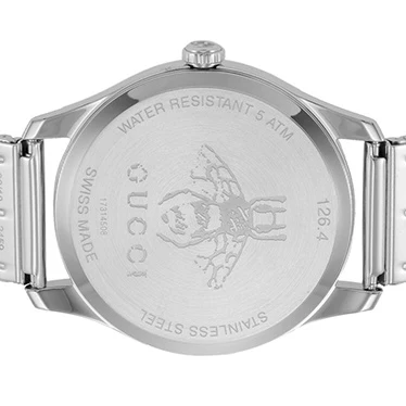 GUCCI YA1264039 G-Timeless Blue Dial Stainless Steel Case 2-Year Warranty Luxury Watch - Image 3