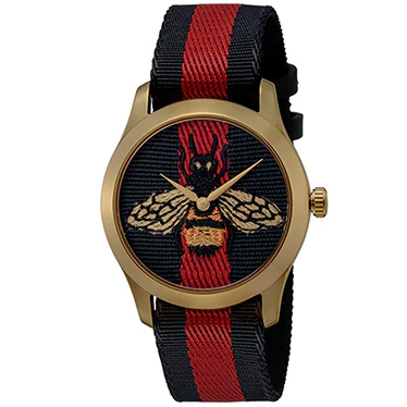 GUCCI YA1264061 G-Timeless Blue Dial Stainless Steel Case 2-Year Warranty Elegant Design