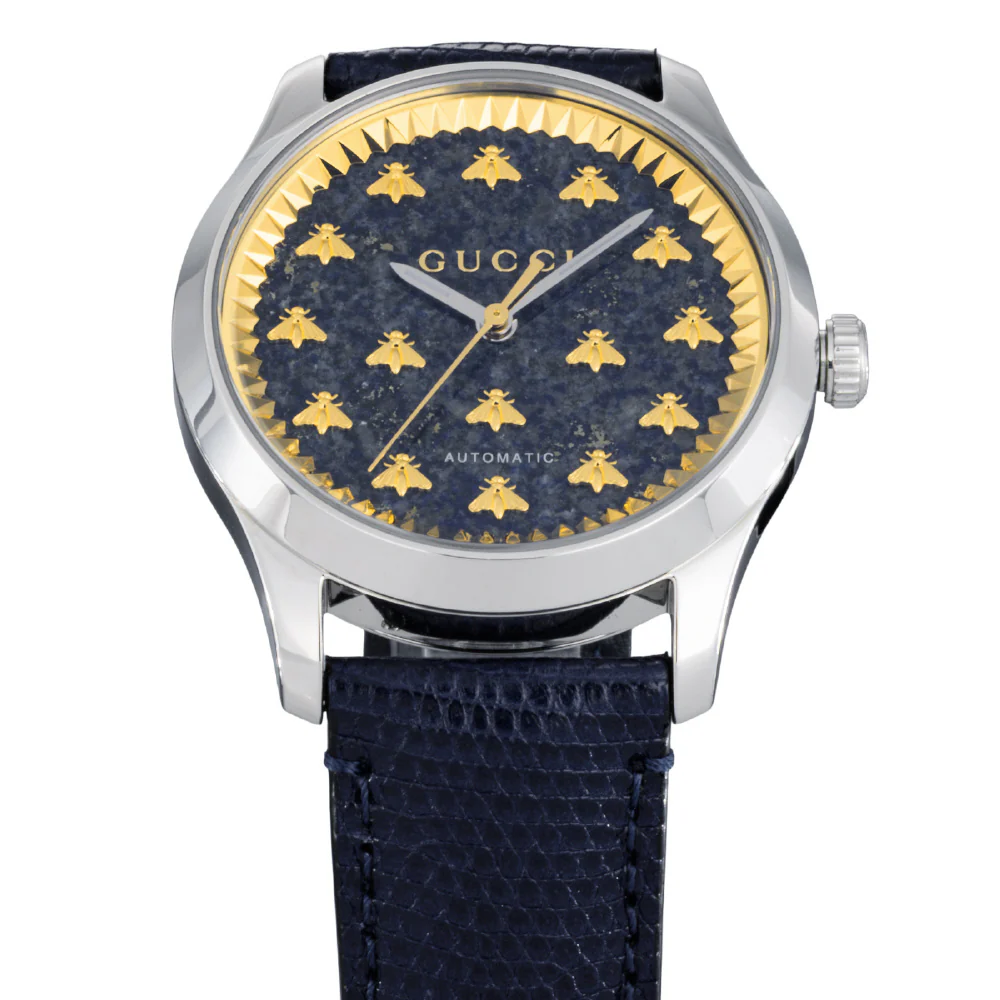 GUCCI YA1264122 G-Timeless Blue Dial Stainless Steel Water Resistant 2-Year Warranty - Image 3
