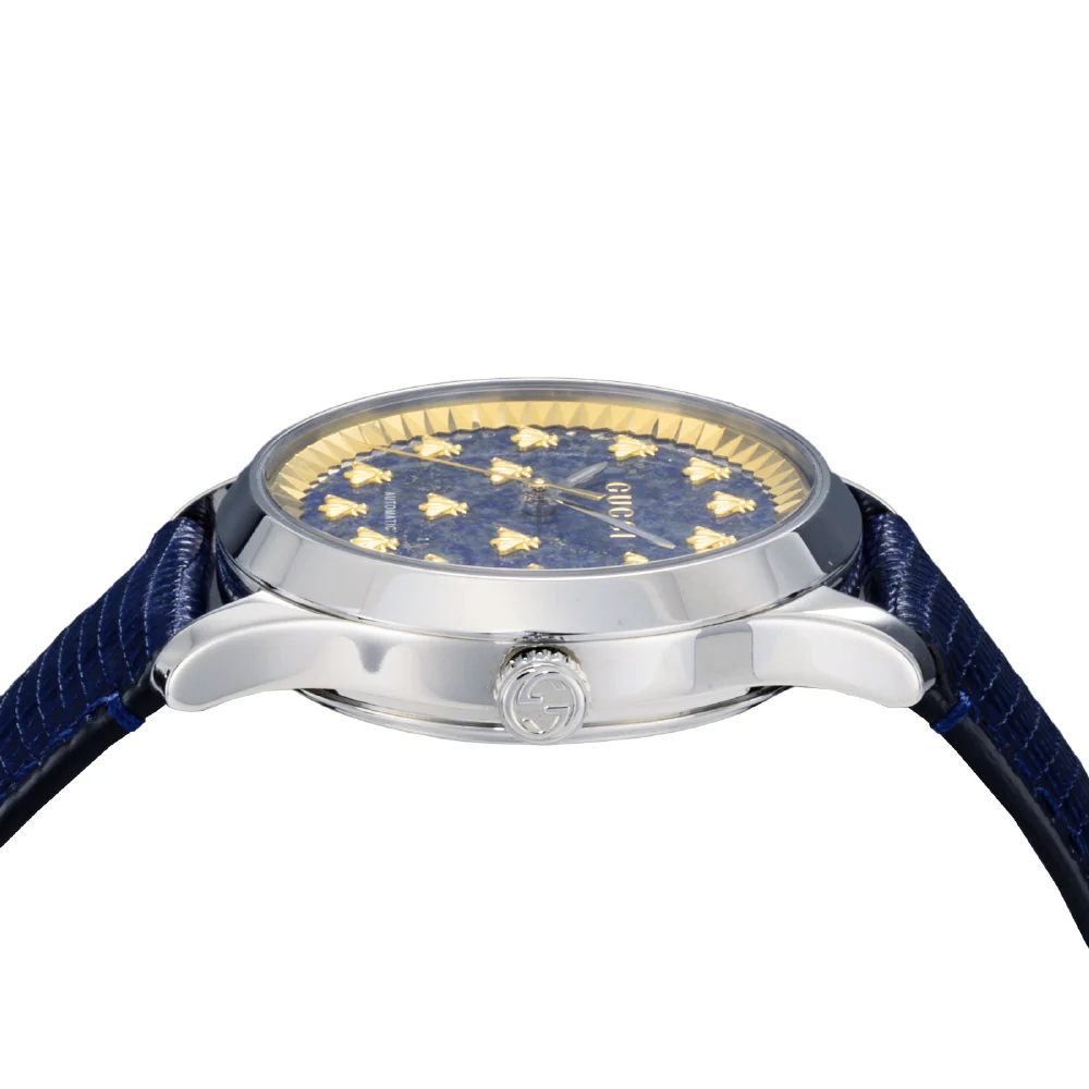 GUCCI YA1264122 G-Timeless Blue Dial Stainless Steel Water Resistant 2-Year Warranty - Image 4