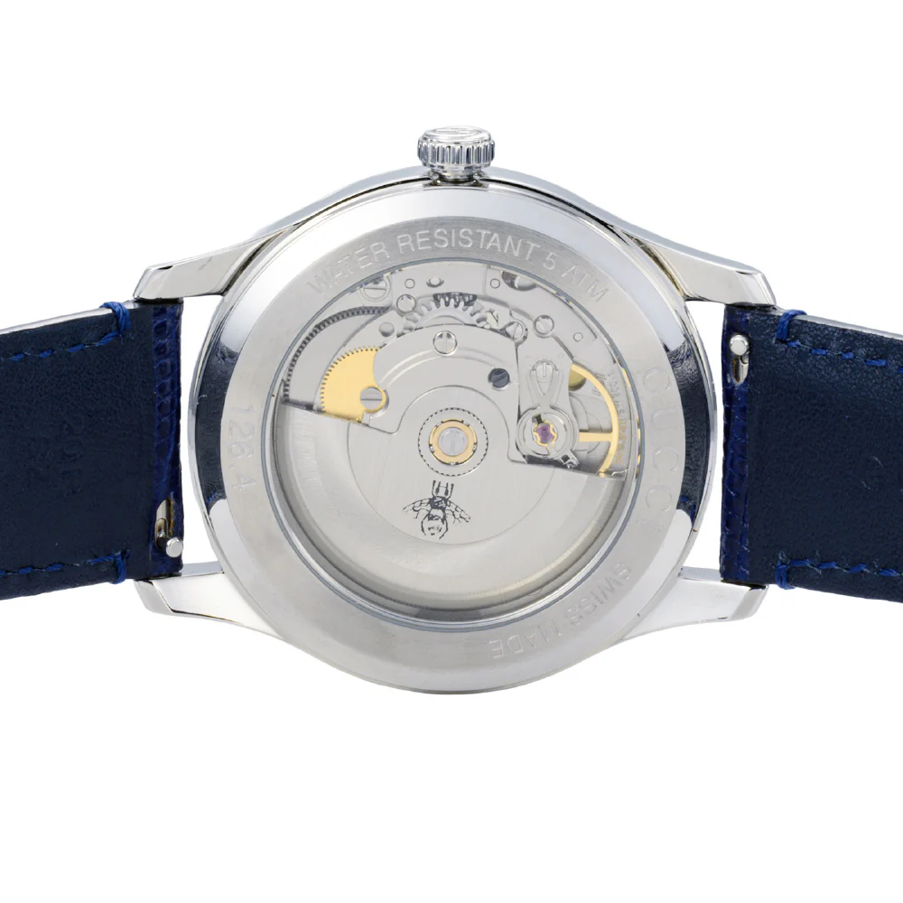 GUCCI YA1264122 G-Timeless Blue Dial Stainless Steel Water Resistant 2-Year Warranty - Image 5