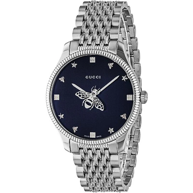 Gucci YA1264154 Unisex Watch with Metal Strap - Parallel Import with 2-Year Warranty