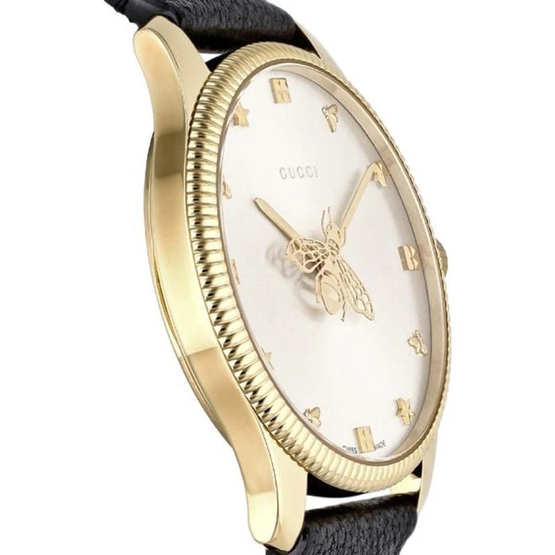 Gucci YA1264181 Leather Belt Watch Parallel Imported with 2 Year Warranty - Image 3