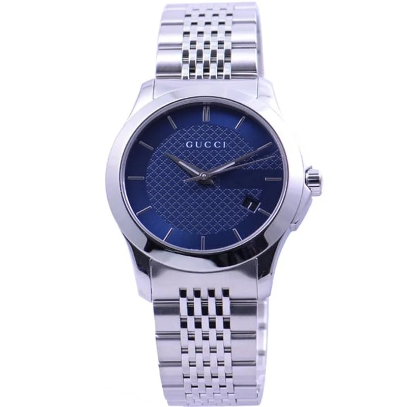 GUCCI YA126481 Men's Stainless Steel Watch - Luxury Designer Timepiece