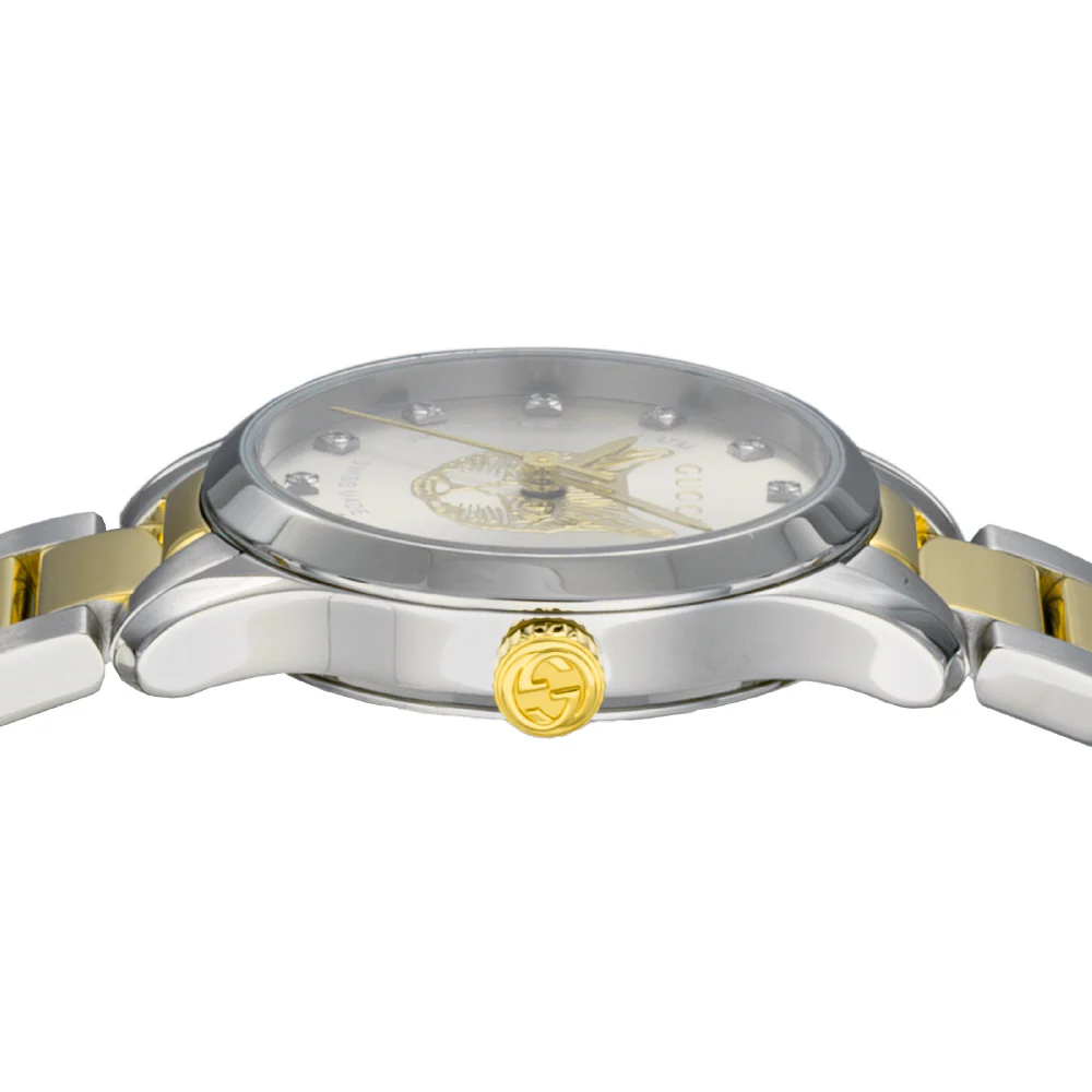 GUCCI YA1265016 G-Timeless Silver Watch 2-Year Warranty Elegant Design Swiss Movement - Image 4
