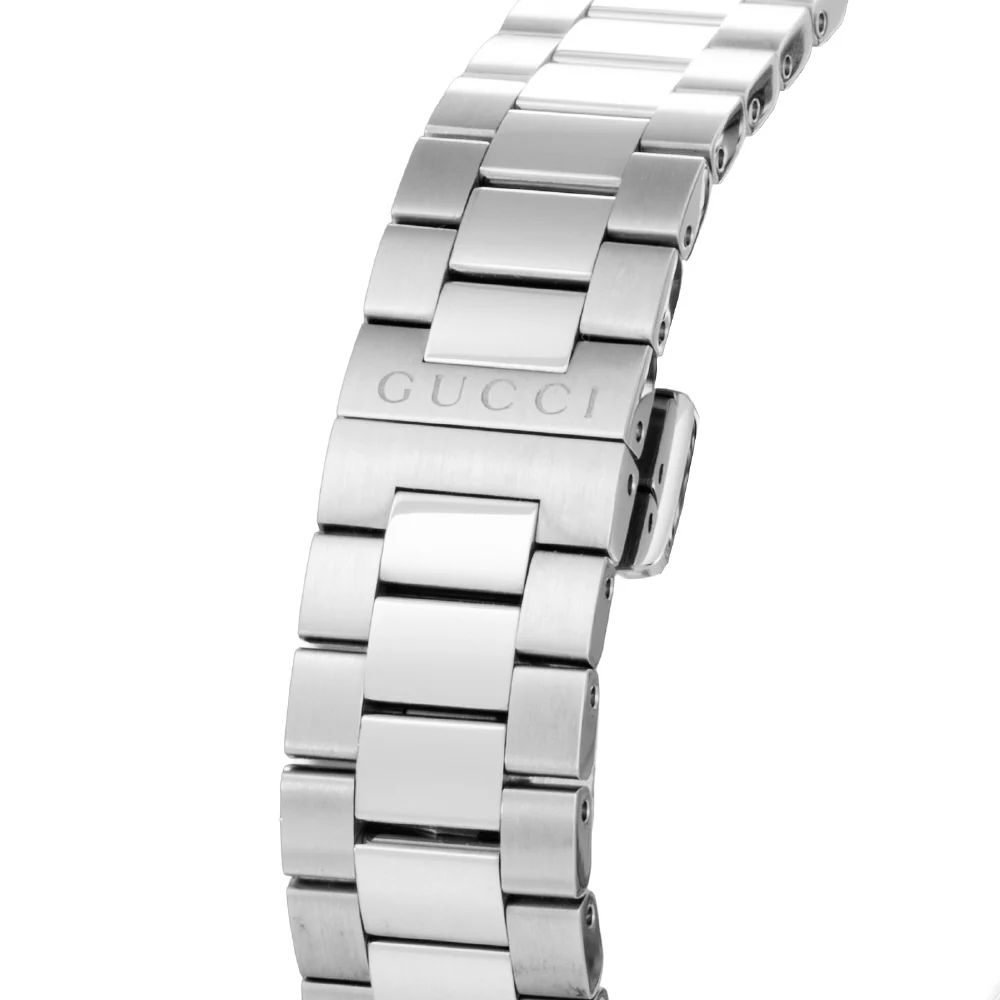 GUCCI YA1265031 G-Timeless Silver Stainless Steel Elegant Design 2-Year Warranty Classic Style - Image 6
