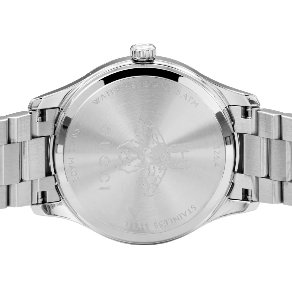 GUCCI YA1265033 G-Timeless Pink Dial Stainless Steel Case Swiss Movement 2-Year Warranty - Image 4