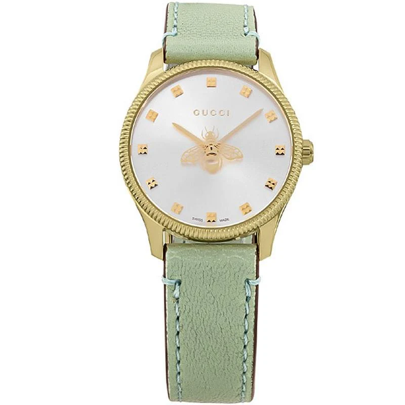 Gucci YA1265040 Women's Leather Belt Parallel Import Product with 2-Year Warranty