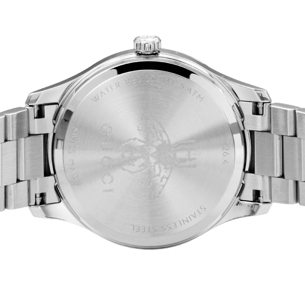 GUCCI YA1265044 G-Timeless Blue Dial Stainless Steel Case Water Resistant 2-Year Warranty - Image 4