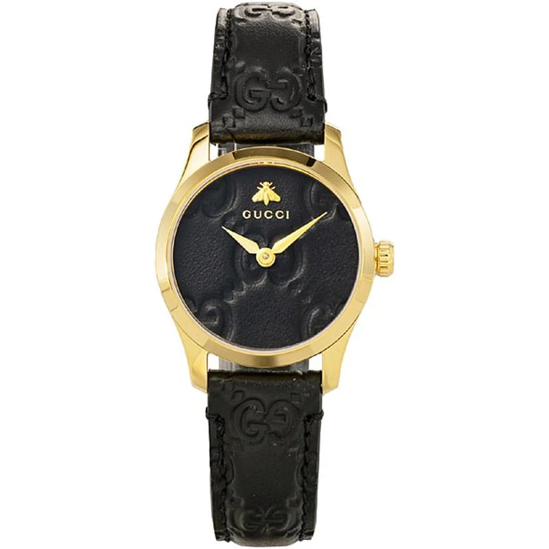 Gucci YA126581A Women's Leather Belt Watch, Parallel Import with 2-Year Warranty