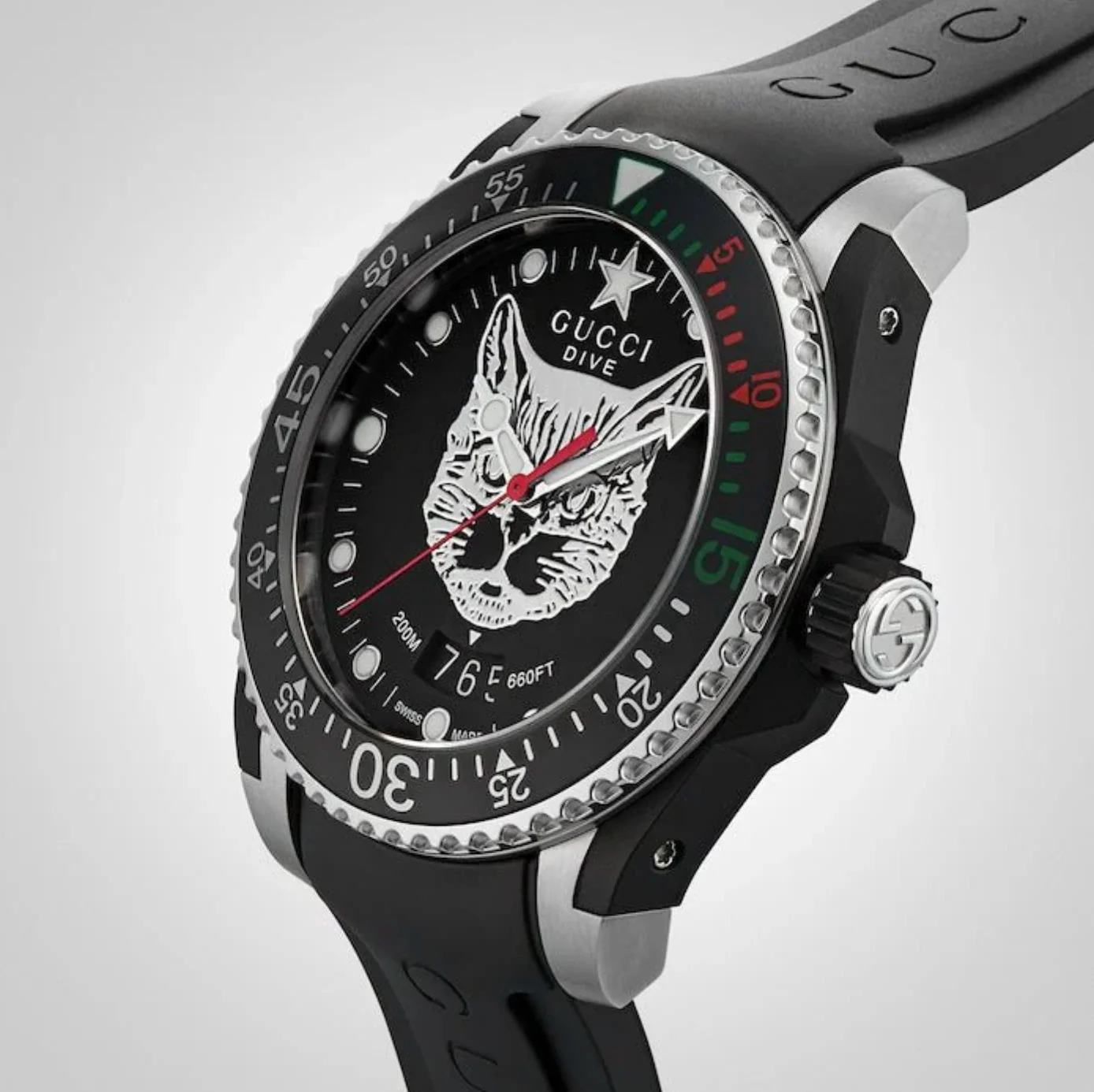 GUCCI YA136320 Elegant Stainless Steel Case Swiss Movement Water Resistant Fashion Watch