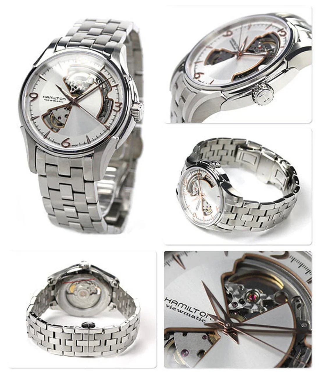 Hamilton H32565155 Jazzmaster Open Heart Auto - Image 7