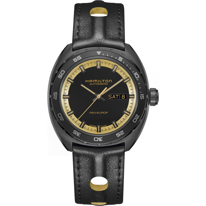 Hamilton H35425730 American Classic Pan Europ Day Date Auto