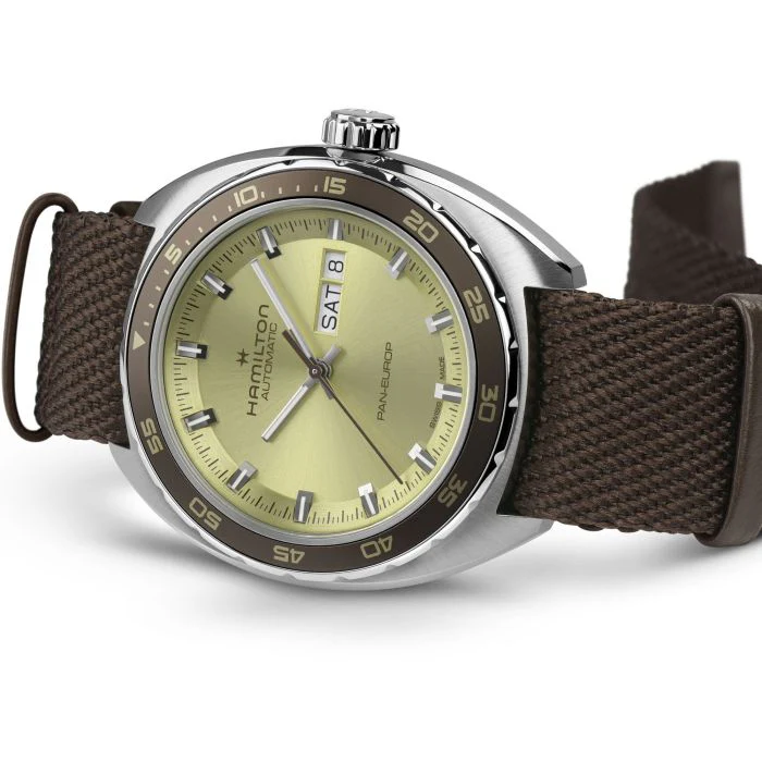 Hamilton H35445860 American Classic Pan Europ Day Date Auto - Image 5