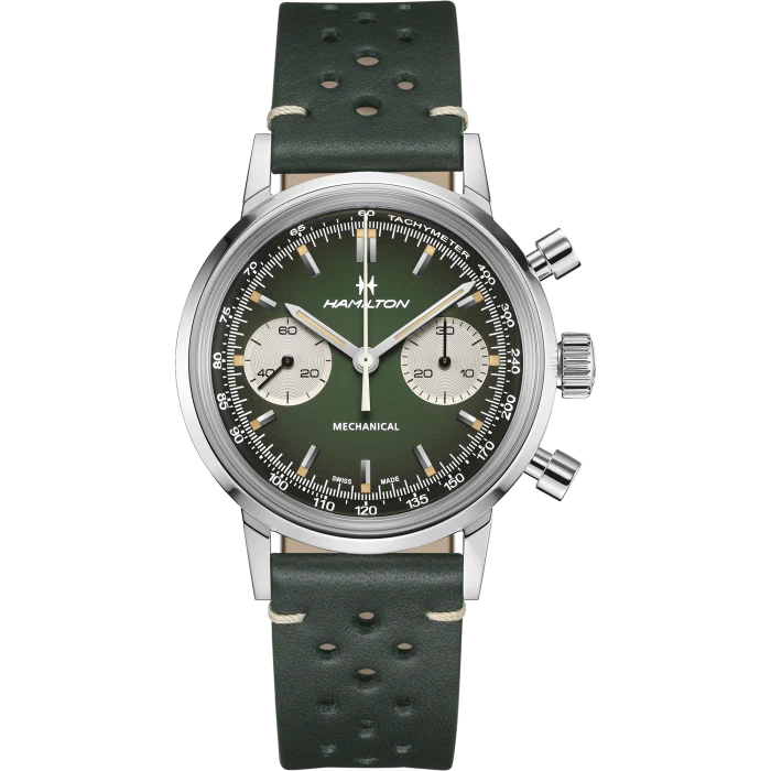 Hamilton H38429861 American Classic Intra-Matic Chronograph H Service Men's Watch - Image 3
