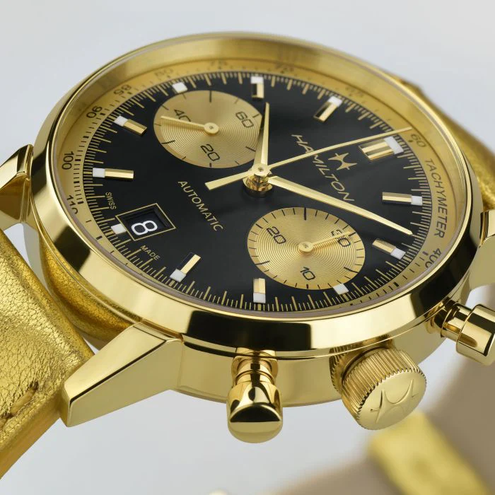 Hamilton H38436830 American Classic Intra-Matic Auto Chrono【HAMILTON X JANIE BRYANT Capsule Collection】 - Image 4