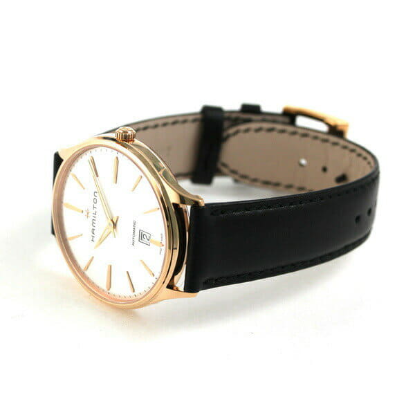 Hamilton H38545751 Jazzmaster Thinline Gold Auto - Image 6