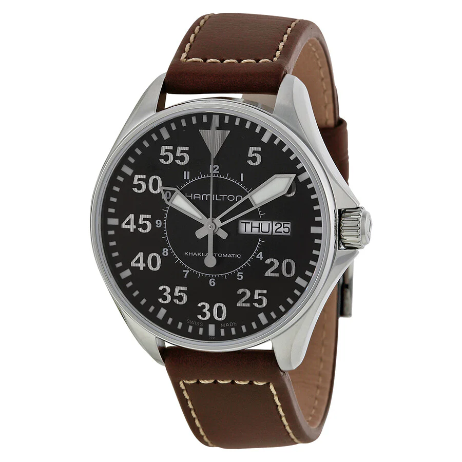 Hamilton H64425535 Khaki Aviation Khaki Pilot Auto