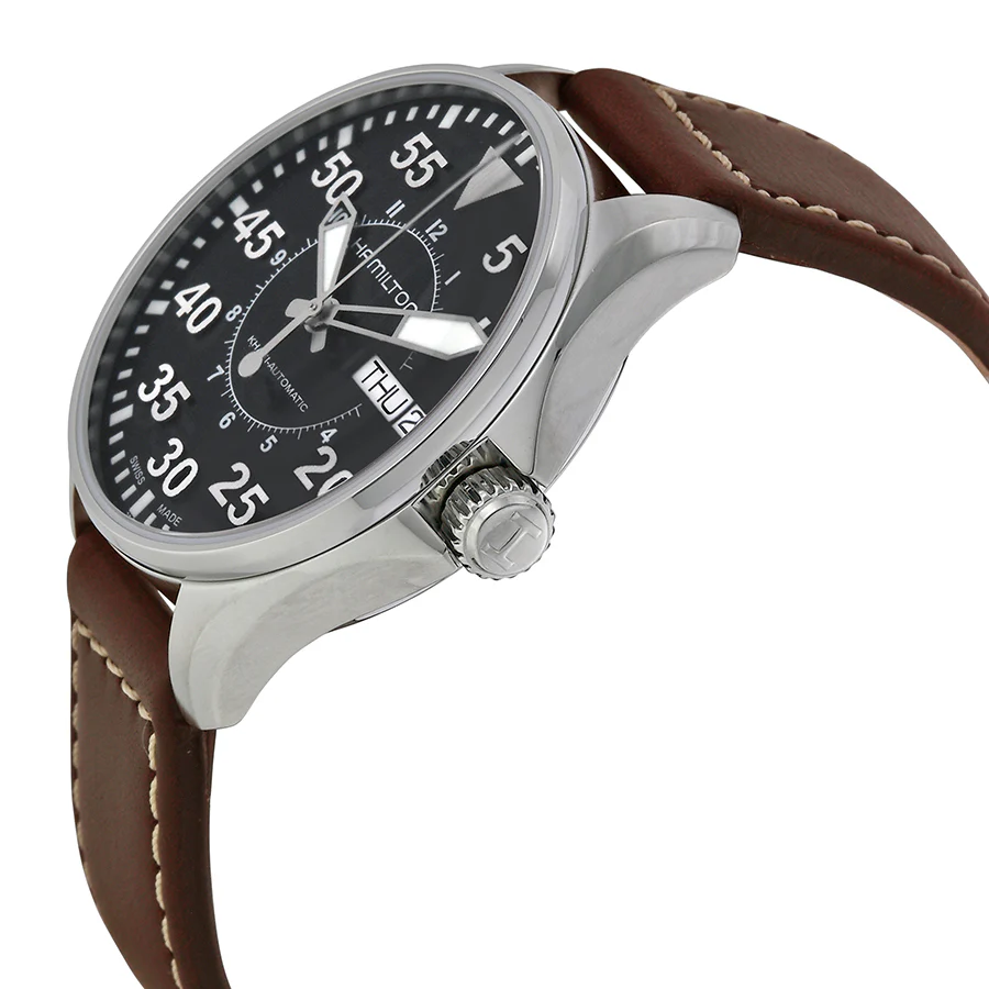 Hamilton H64425535 Khaki Aviation Khaki Pilot Auto - Image 4
