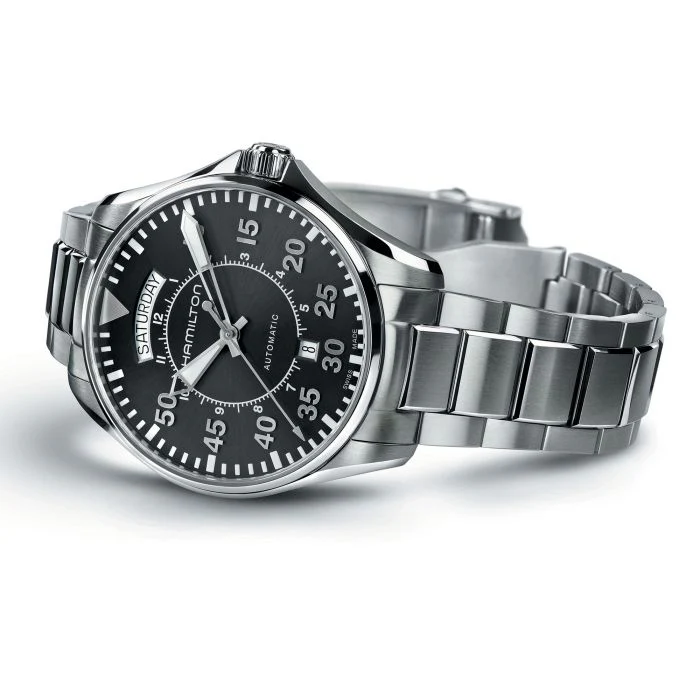 Hamilton H64615135 Khaki Aviation Pilot Day Date Auto - Image 3