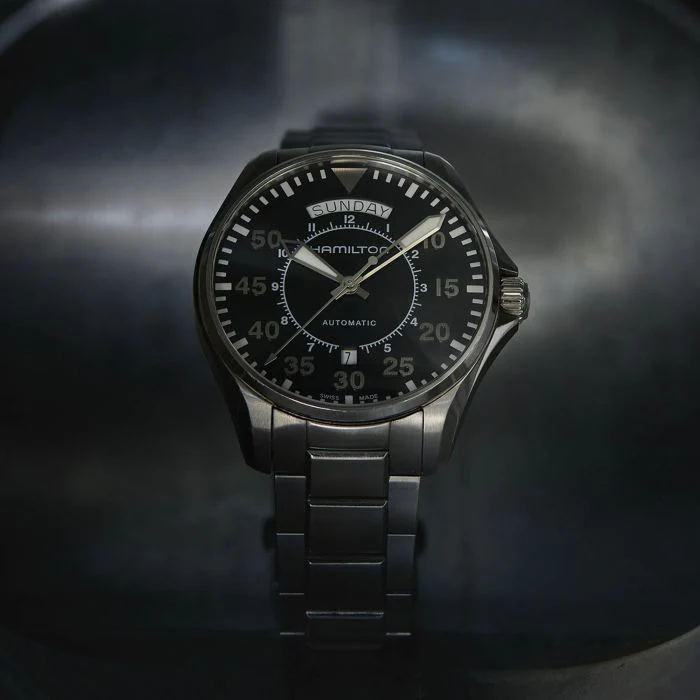 Hamilton H64615135 Khaki Aviation Pilot Day Date Auto - Image 4