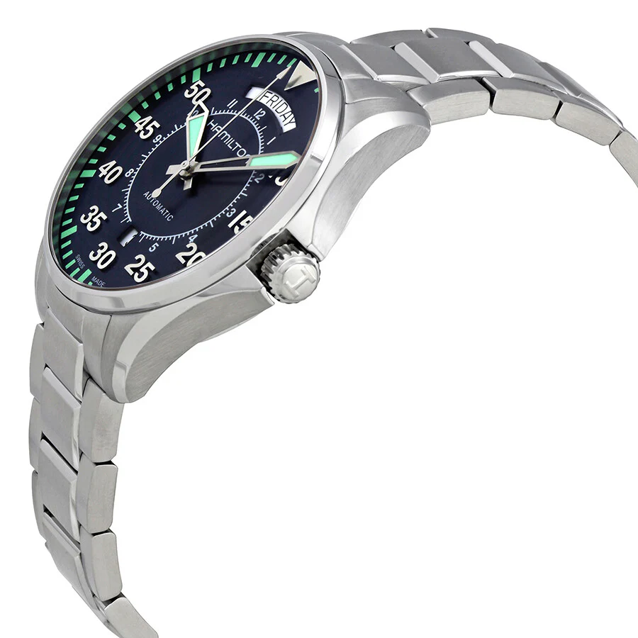 Hamilton H64615145 Khaki Aviation Pilot Day Date Auto - Image 4