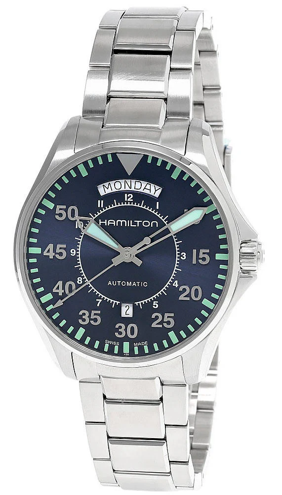 Hamilton H64615145 Khaki Aviation Pilot Day Date Auto - Image 7