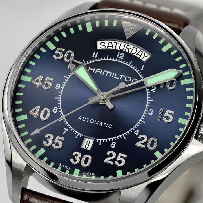 Hamilton H64615545 Khaki Aviation Pilot Day Date Auto - Image 3