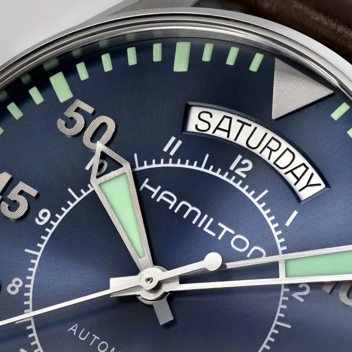 Hamilton H64615545 Khaki Aviation Pilot Day Date Auto - Image 4