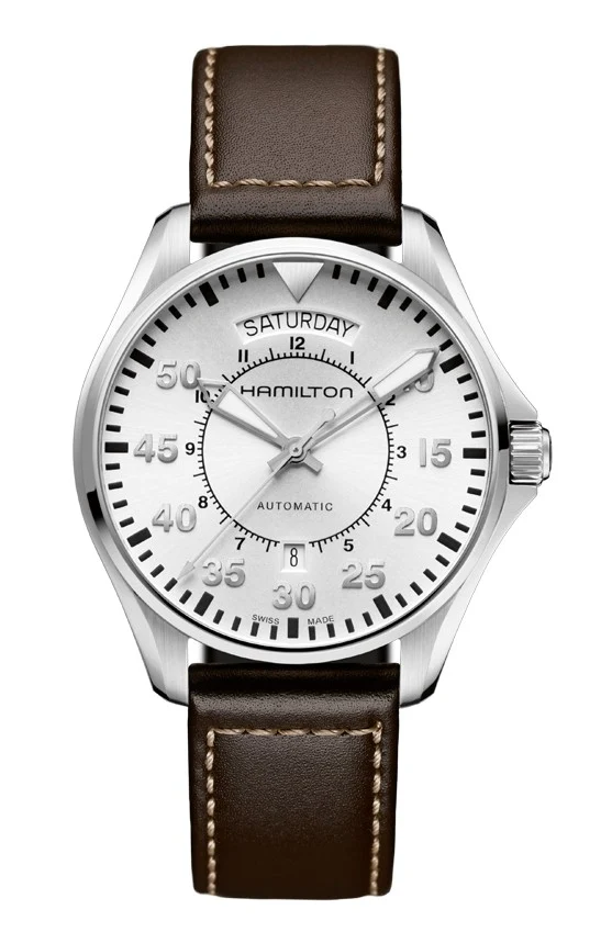 Hamilton H64615555 Khaki Aviation Pilot Day Date Auto - Image 6