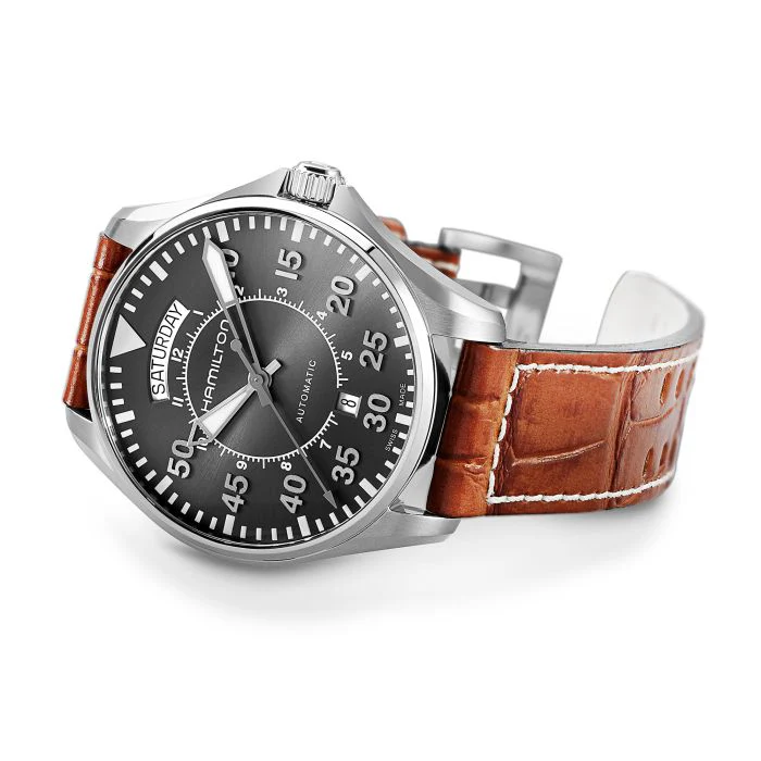Hamilton H64615585 Khaki Aviation Pilot Day Date Auto - Image 4