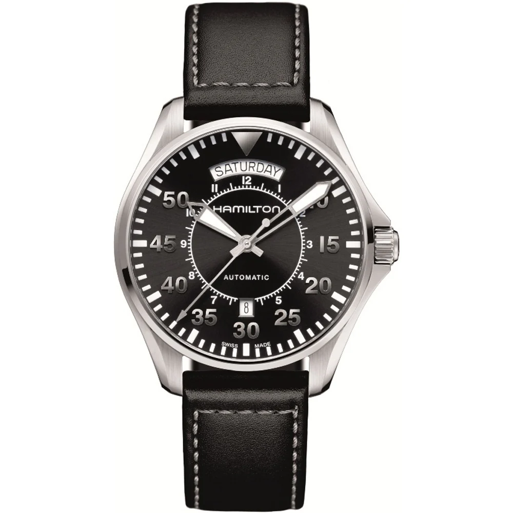 Hamilton H64615735 Khaki Aviation Pilot Day Date Auto - Image 2