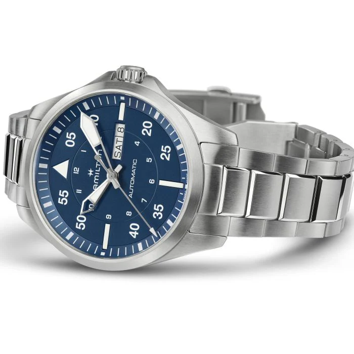 Hamilton H64635140 Khaki Aviation Pilot Day Date Auto - Image 4