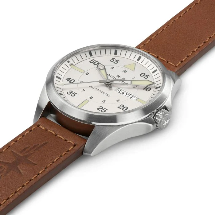 Hamilton H64635550 Khaki Aviation Pilot Day Date Auto - Image 3