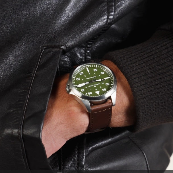 Hamilton H64635560 Khaki Aviation Pilot Day Date Auto - Image 2