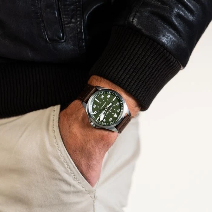 Hamilton H64635560 Khaki Aviation Pilot Day Date Auto - Image 7
