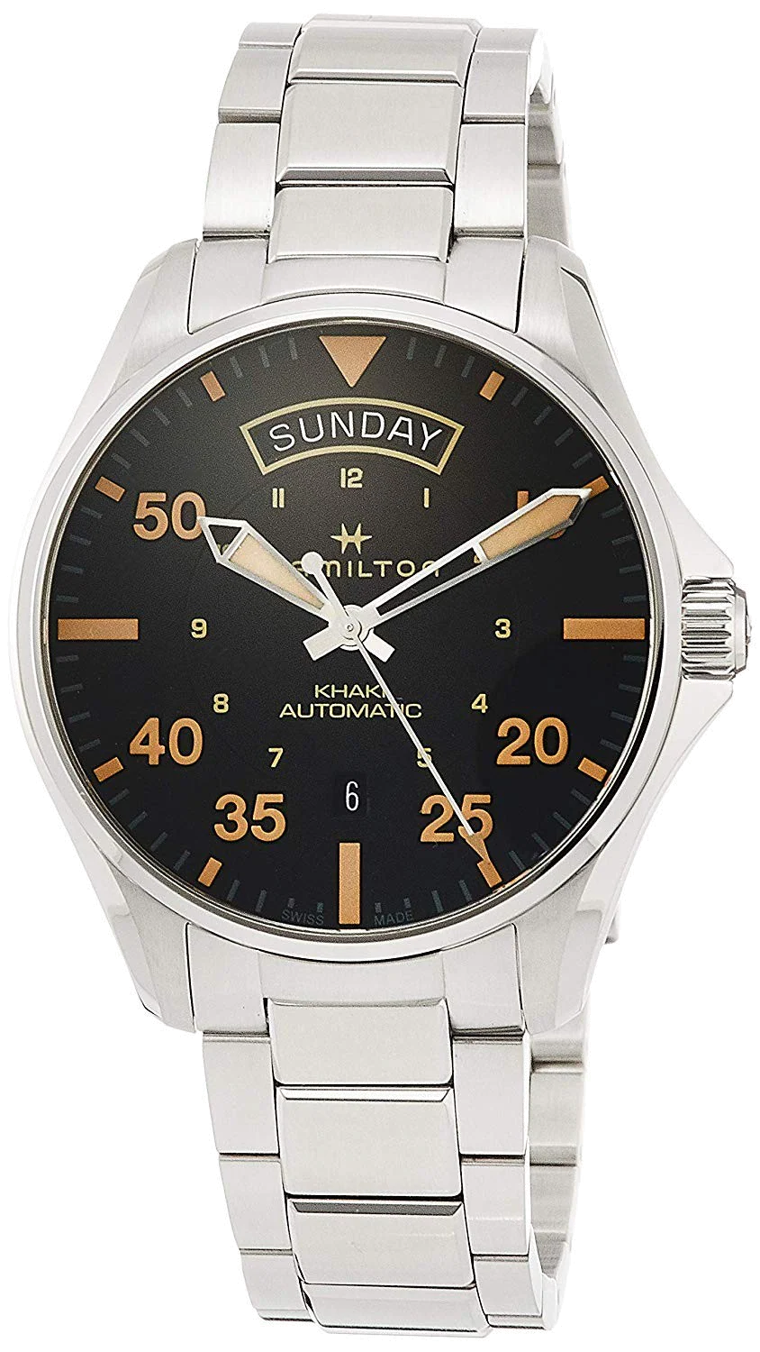 Hamilton H64645131 Khaki Aviation Day Date Auto - Image 4