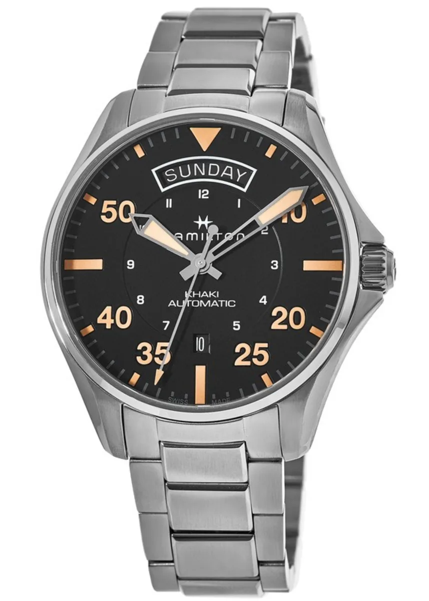 Hamilton H64645131 Khaki Aviation Day Date Auto - Image 7