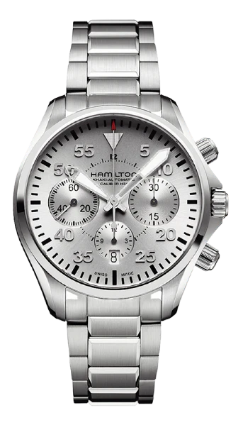 Hamilton H64666155 Khaki Aviation Khaki Pilot Auto Chrono - Image 12