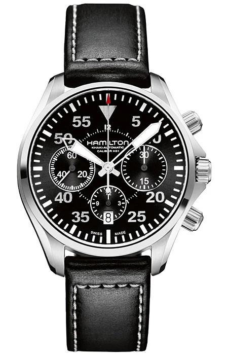Hamilton H64666735 Khaki Aviation Khaki Pilot Auto Chrono - Image 2