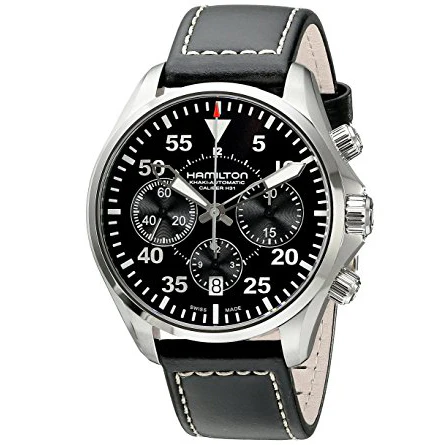 Hamilton H64666735 Khaki Aviation Khaki Pilot Auto Chrono - Image 9