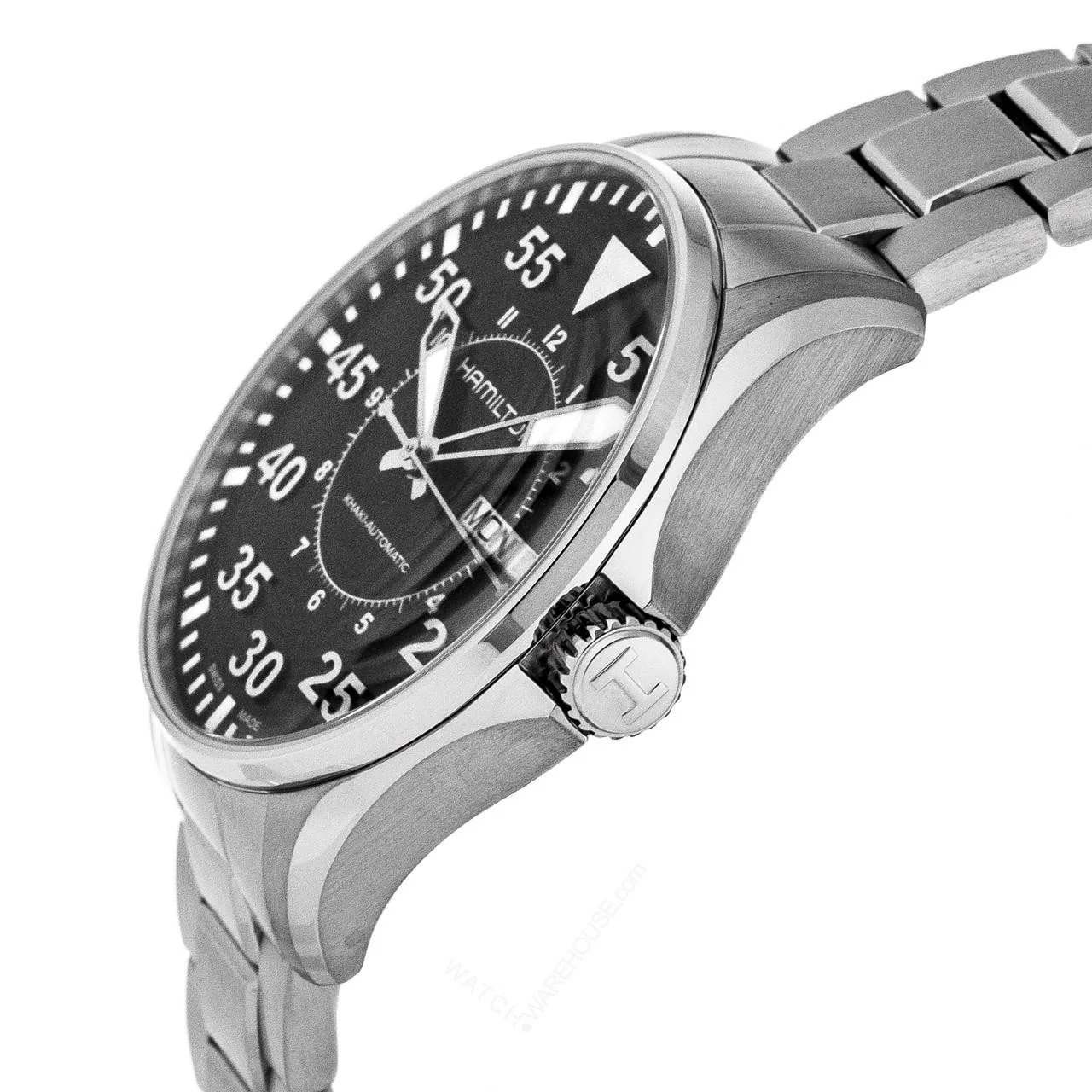 Hamilton H64715135 Khaki Aviation Pilot Day Date Auto